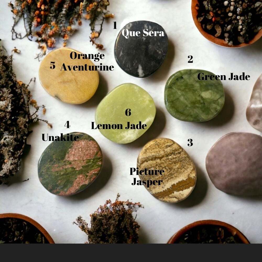 Phone Grip-Healing Natural Crystal